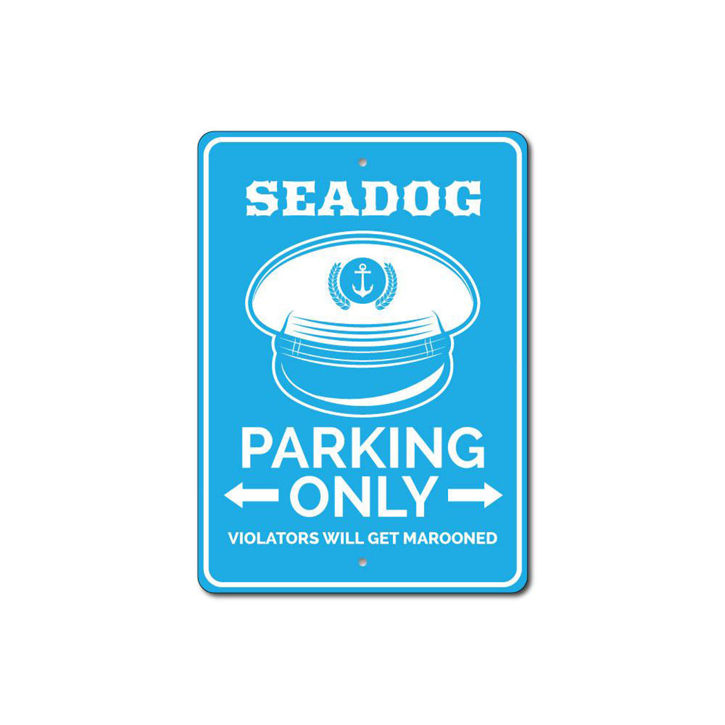 Seadog Parking Sign