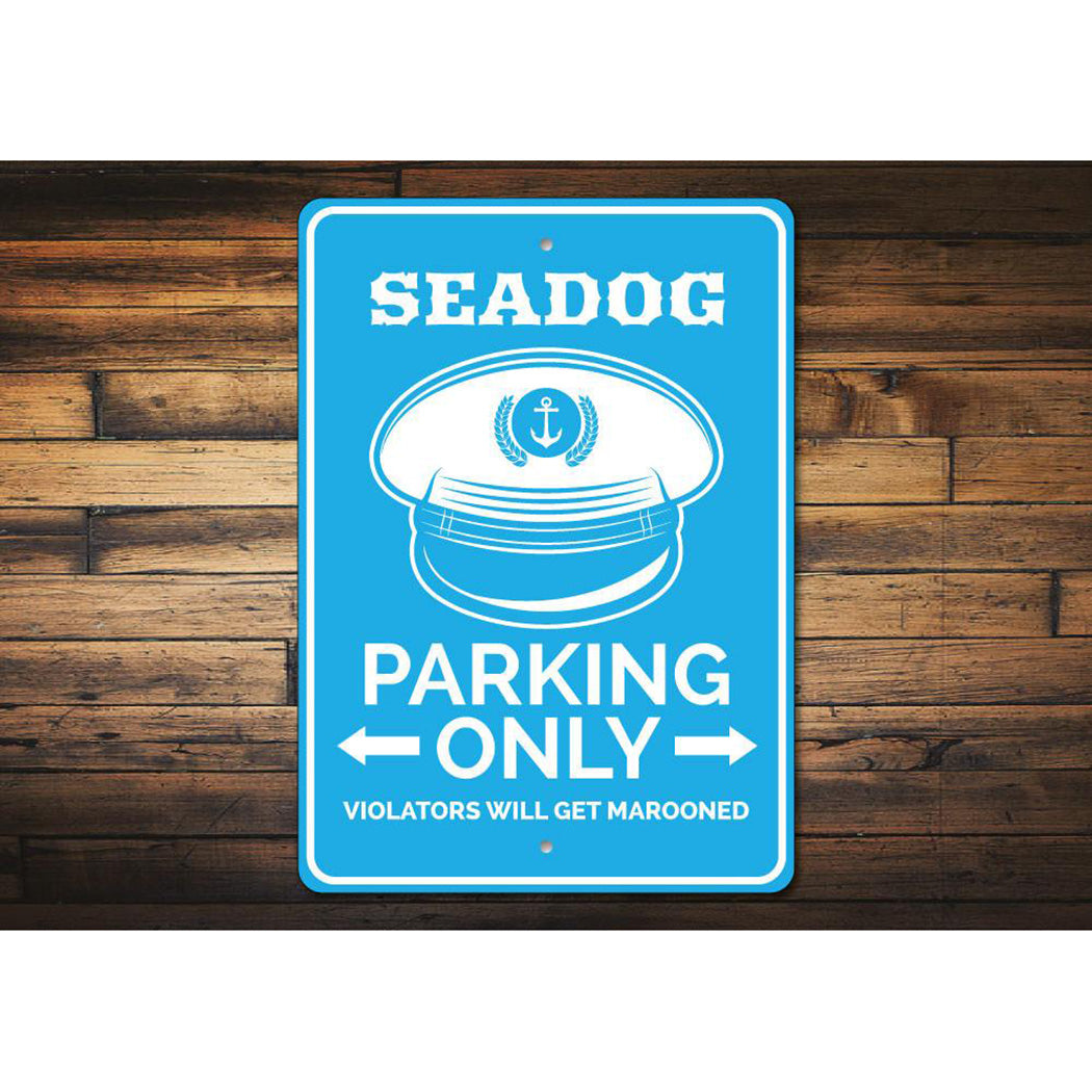 Seadog Parking Sign