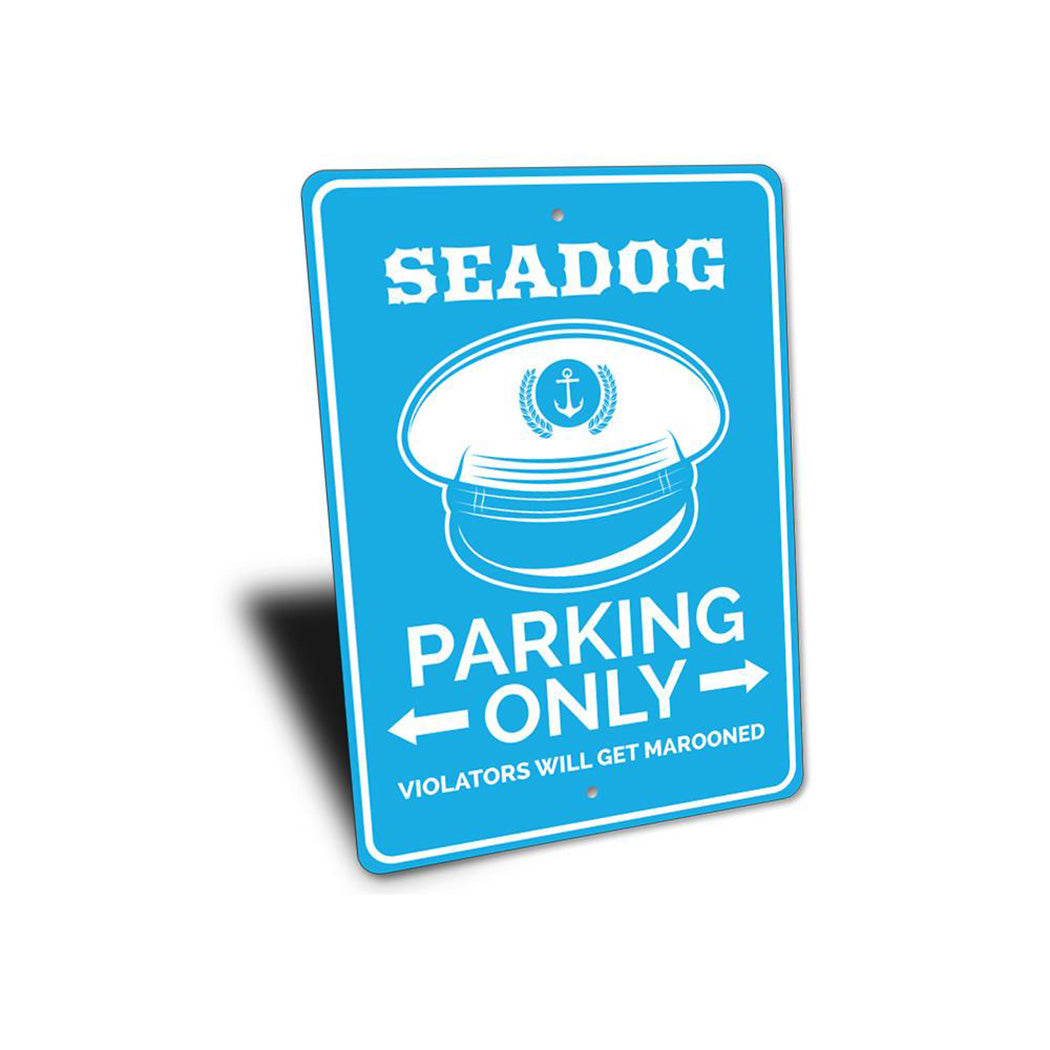 Seadog Parking Sign