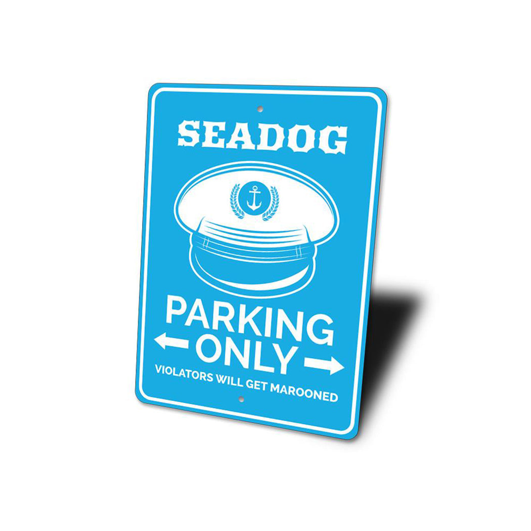 Seadog Parking Sign