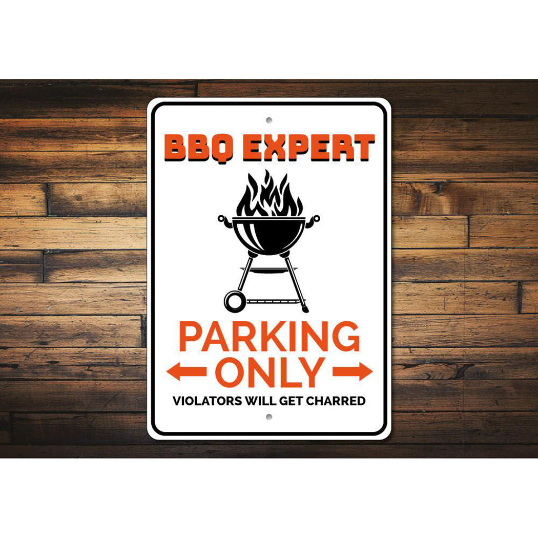 BBQ Expert Parking Sign