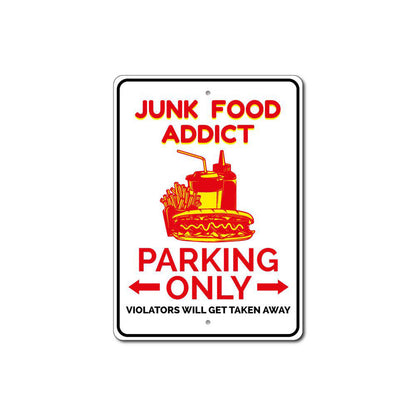 Food Lover Parking Sign