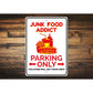 Food Lover Parking Sign