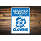 Clown Parking Sign