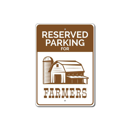 Farmer Parking Sign