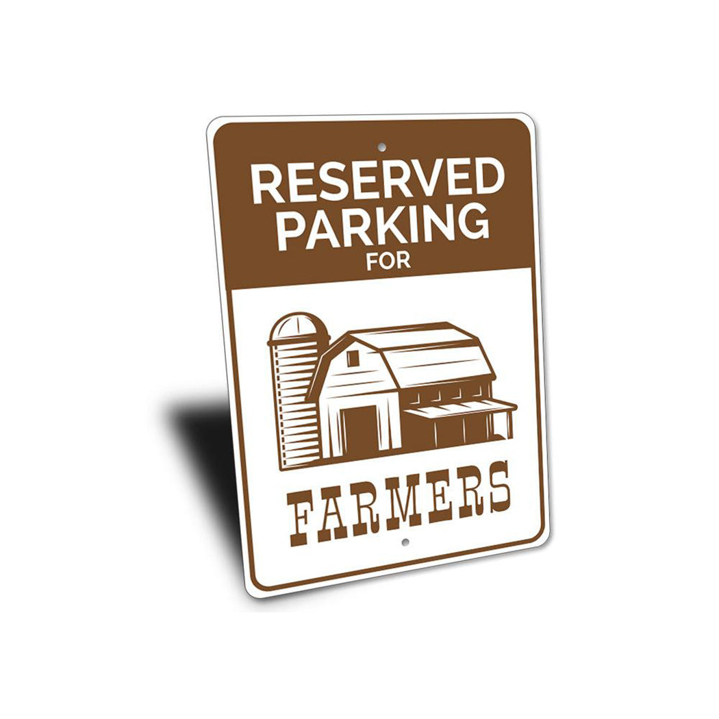 Farmer Parking Sign