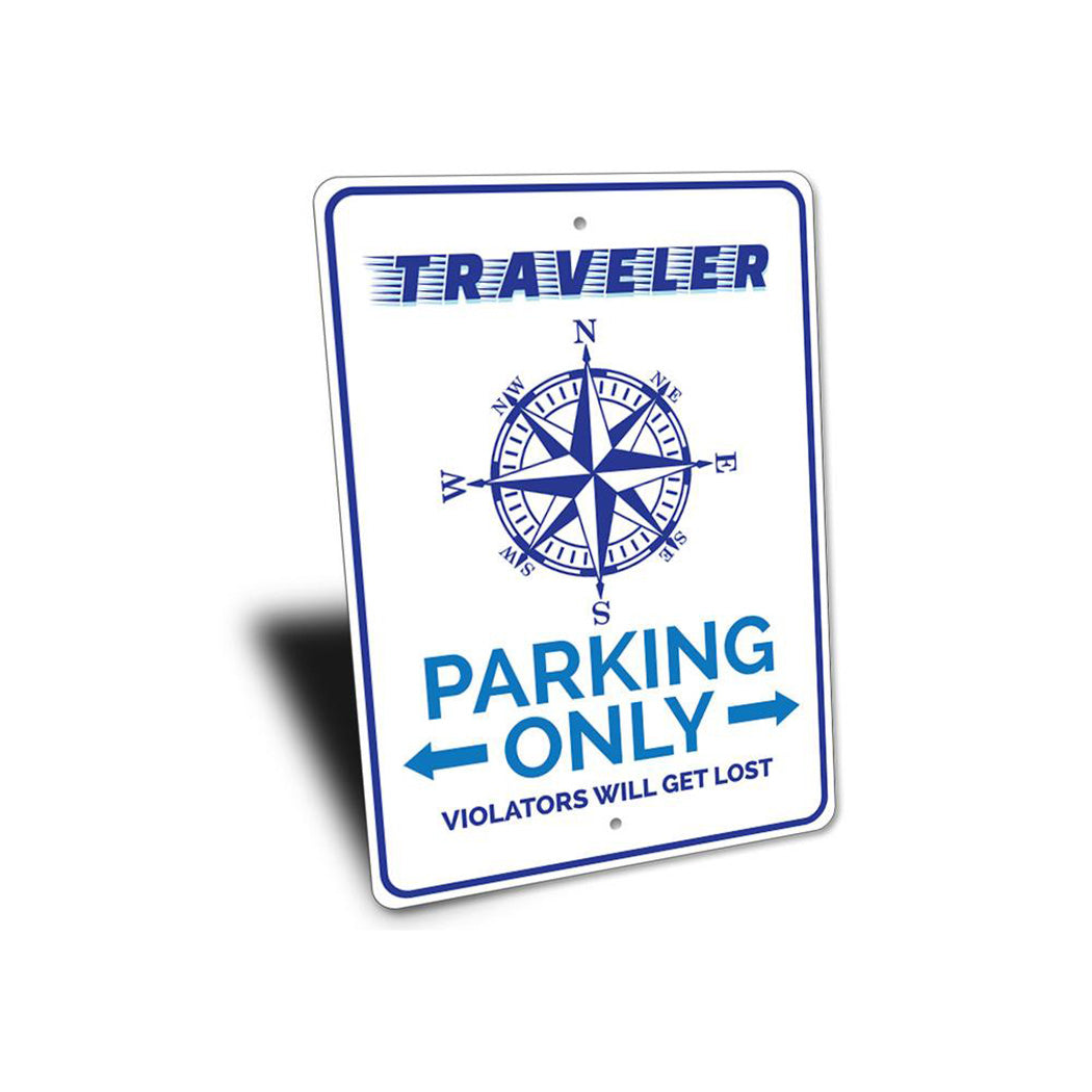 Traveller Parking Sign