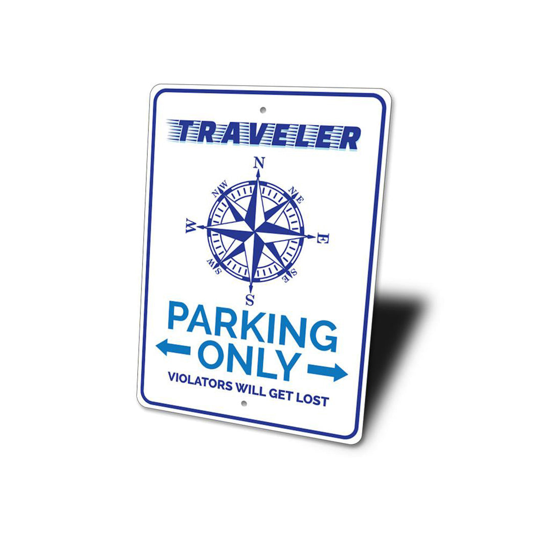 Traveller Parking Sign