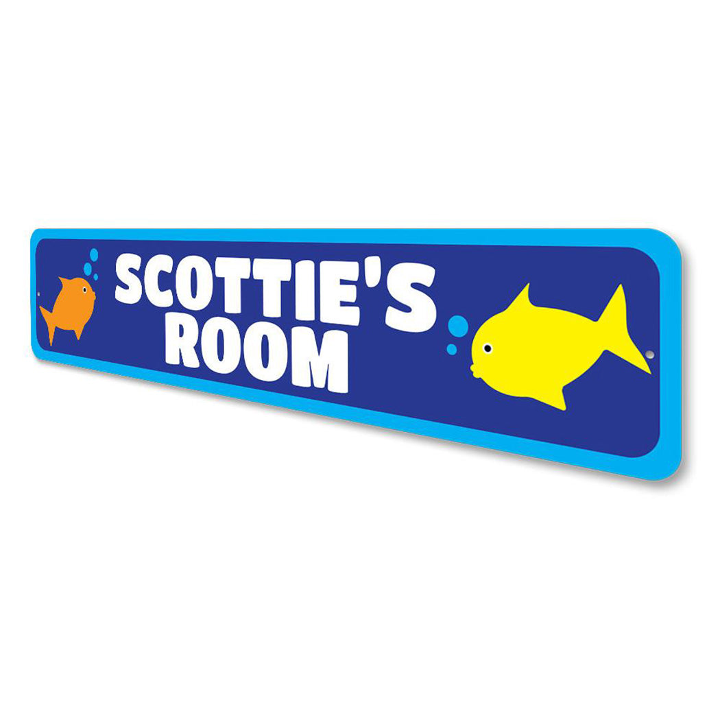 Kids Room Fish Sign