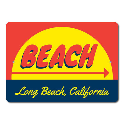 Beach Sunset Sign