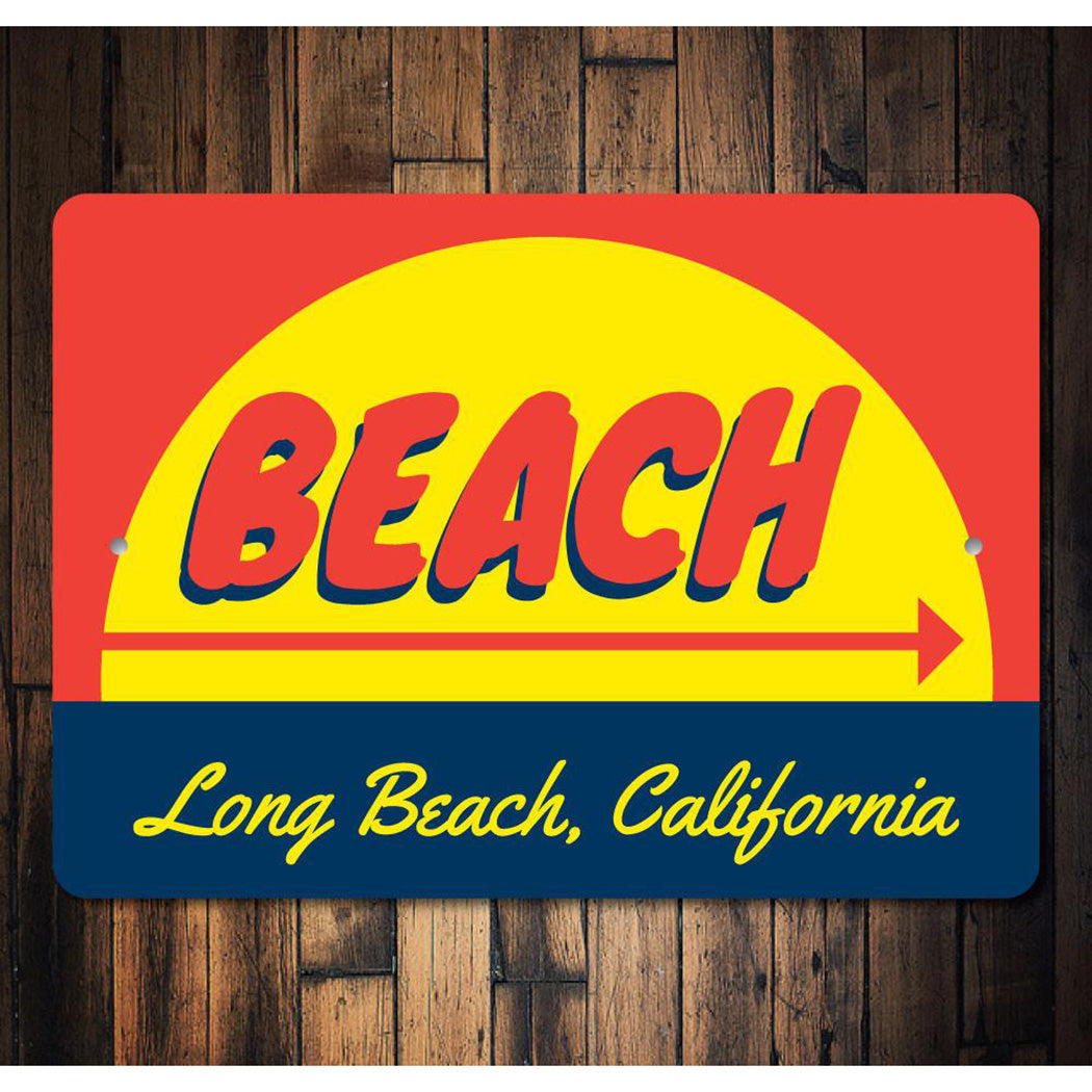 Beach Sunset Sign