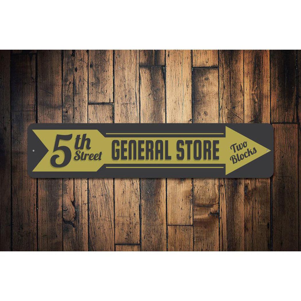 General Store Arrow Sign