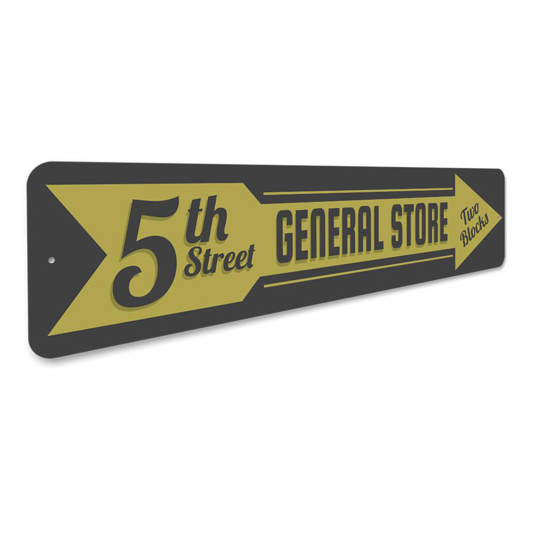 General Store Arrow Sign