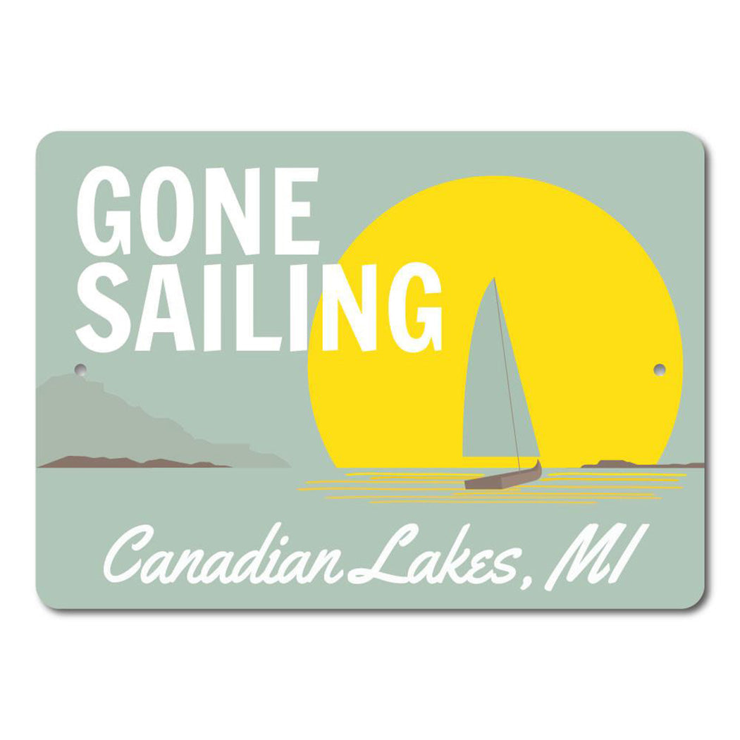 Gone Sailing Sign