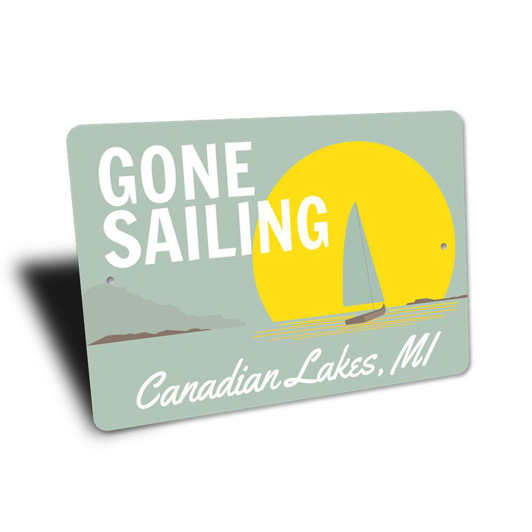 Gone Sailing Sign