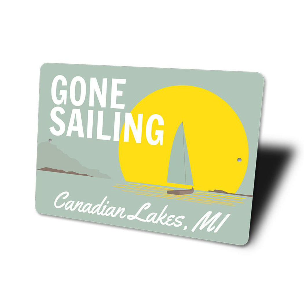 Gone Sailing Sign