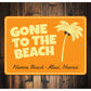 Coconut Tree Sign