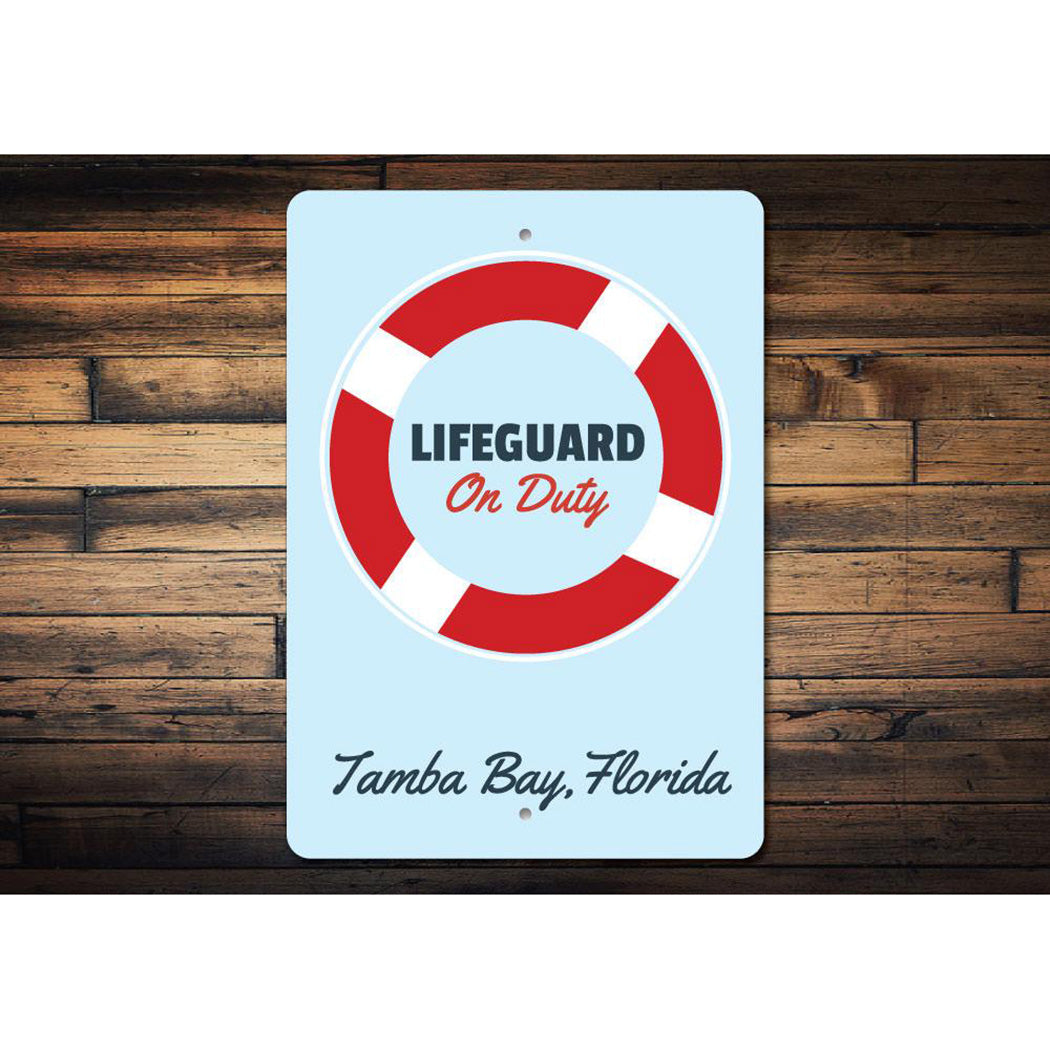 Lifeguard Sign