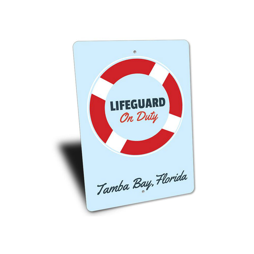 Lifeguard Sign