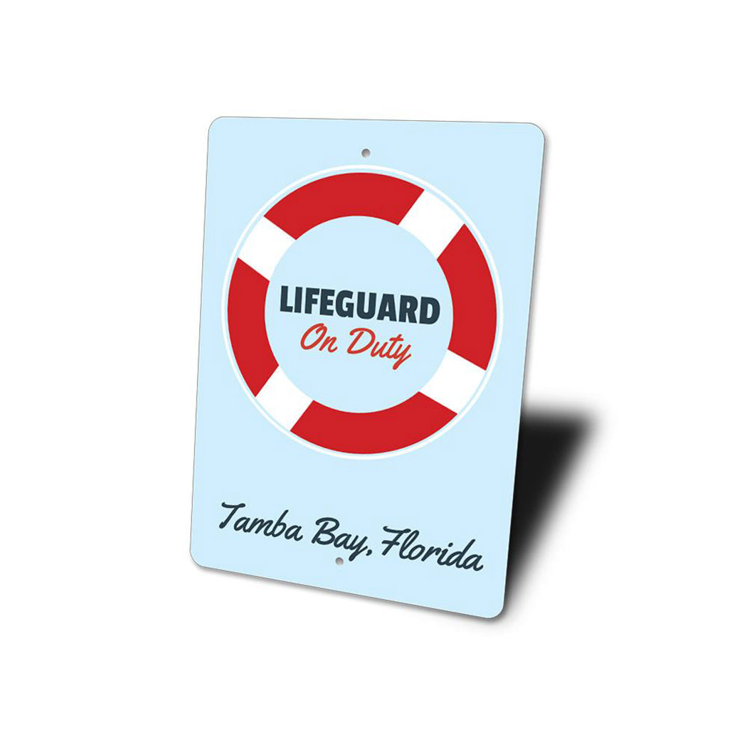 Lifeguard Sign Draw Lifeguard Sign – Lizton Sign Shop Wholesale