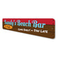 Beach Bar and Cafe Sign