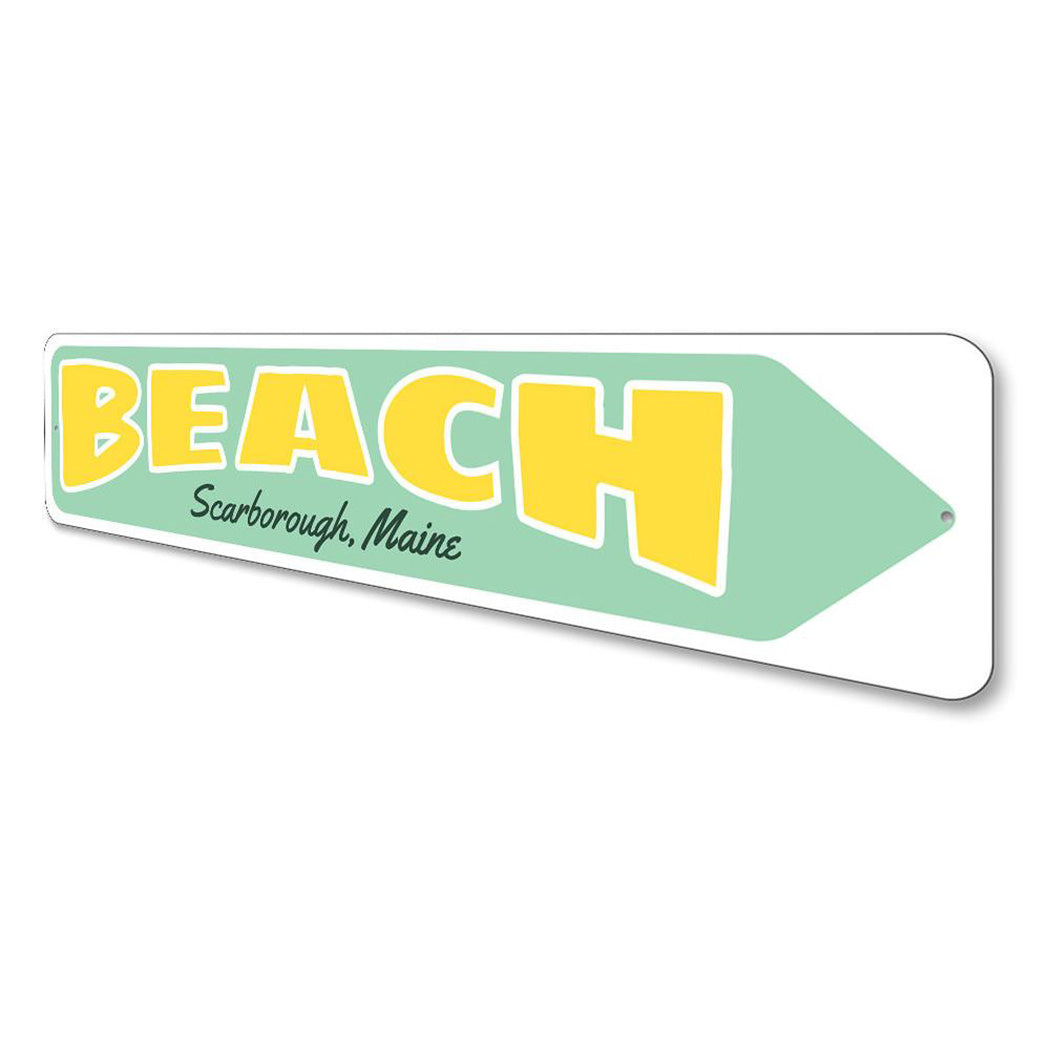 Beach City State Arrow Sign