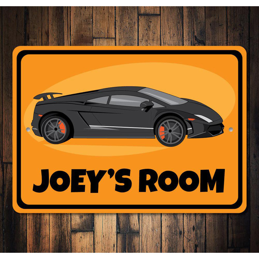 Sports Car Sign