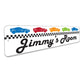 Race Car Kid Sign