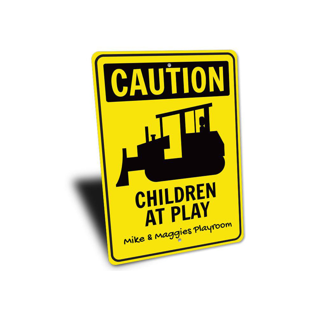 Caution Playroom Sign