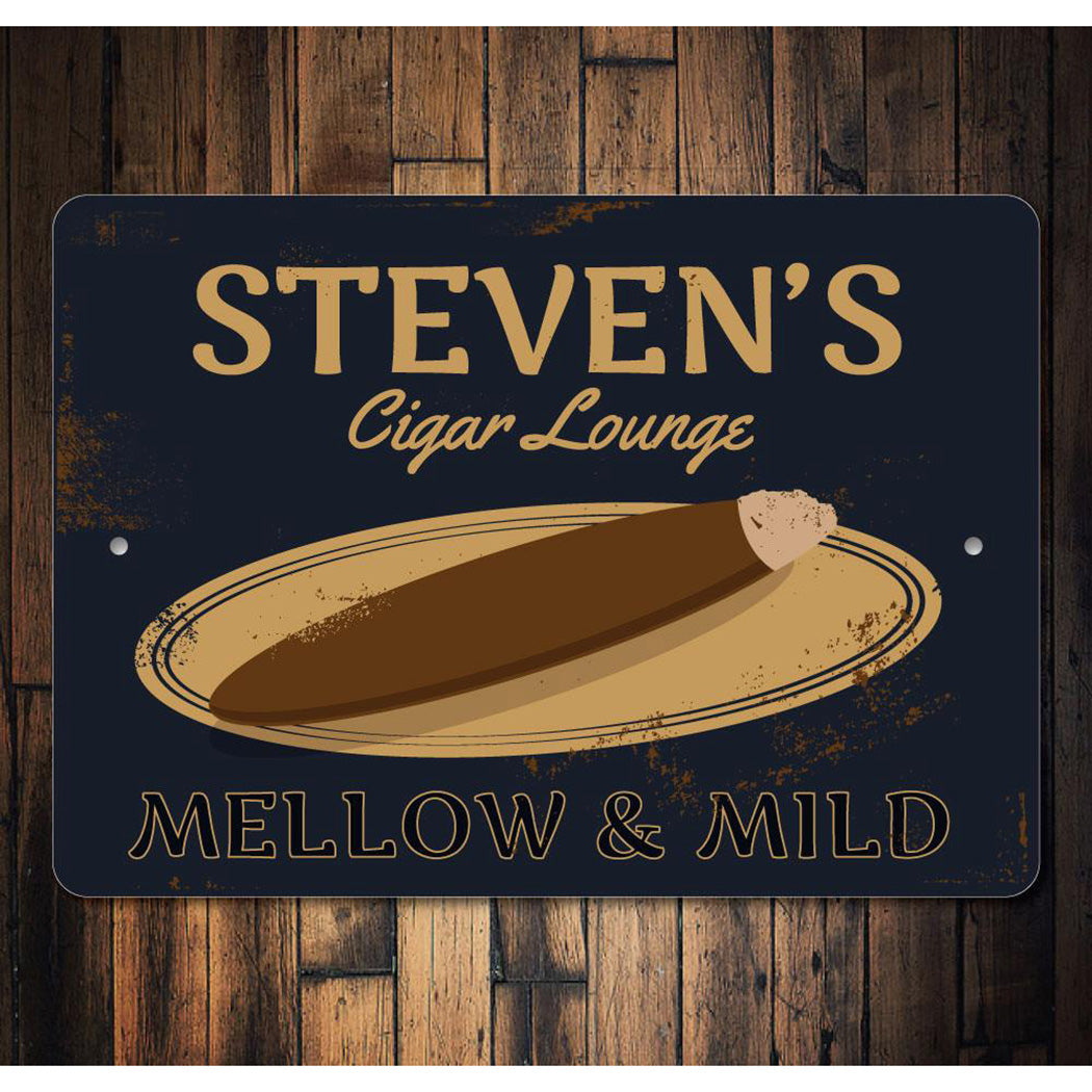 Cigar Lounge Sign