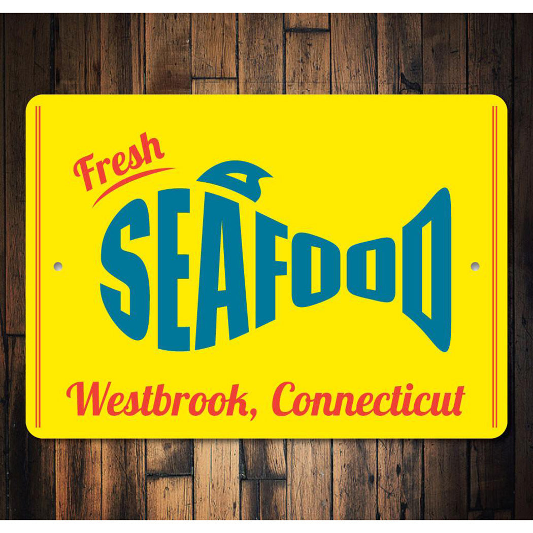 Fresh Seafood Sign