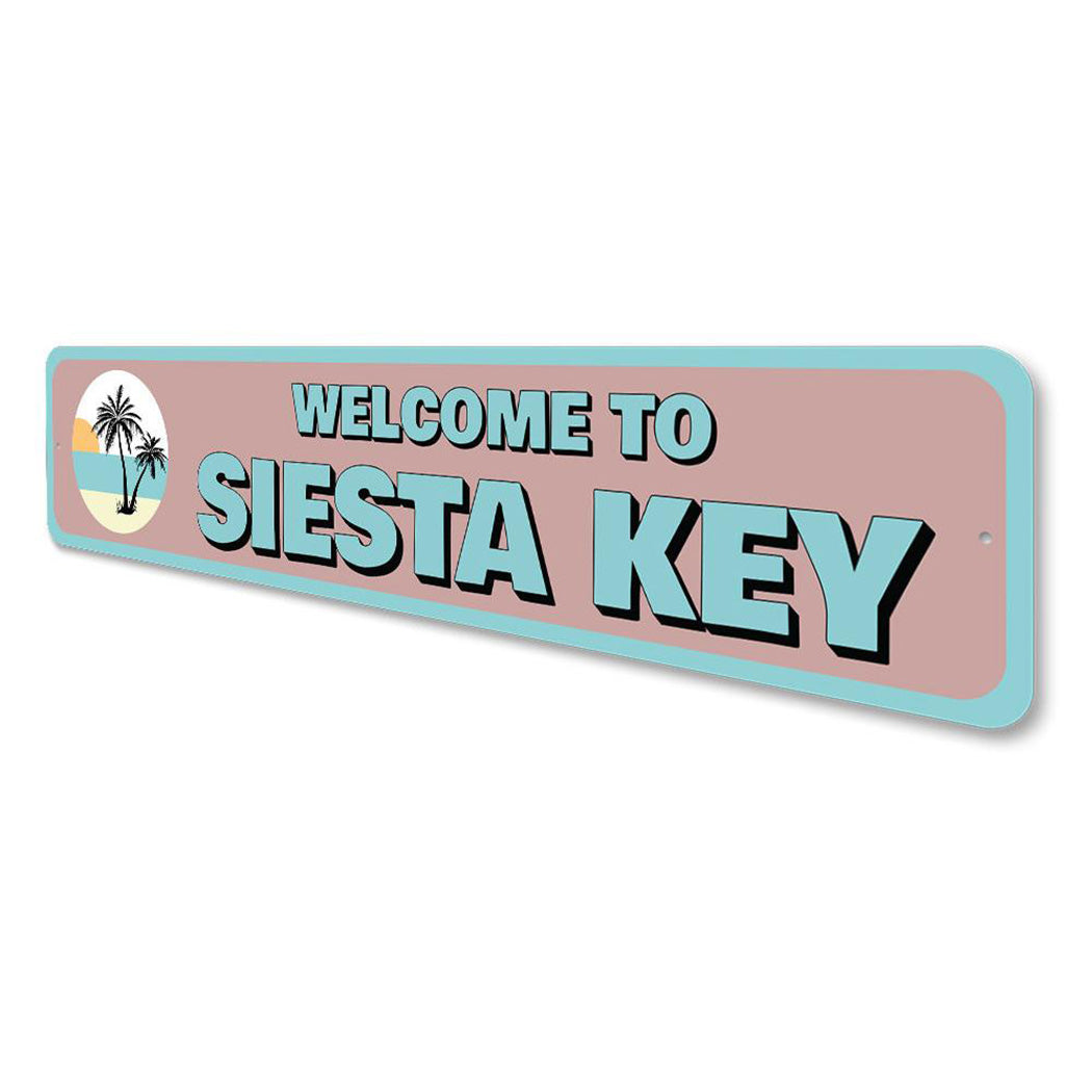 Siesta Key Welcome Sign