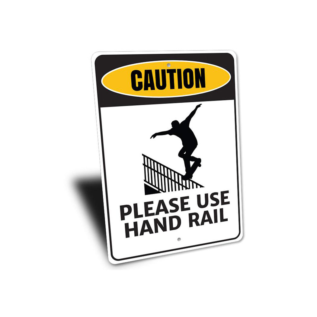 Skateboarding Caution Sign