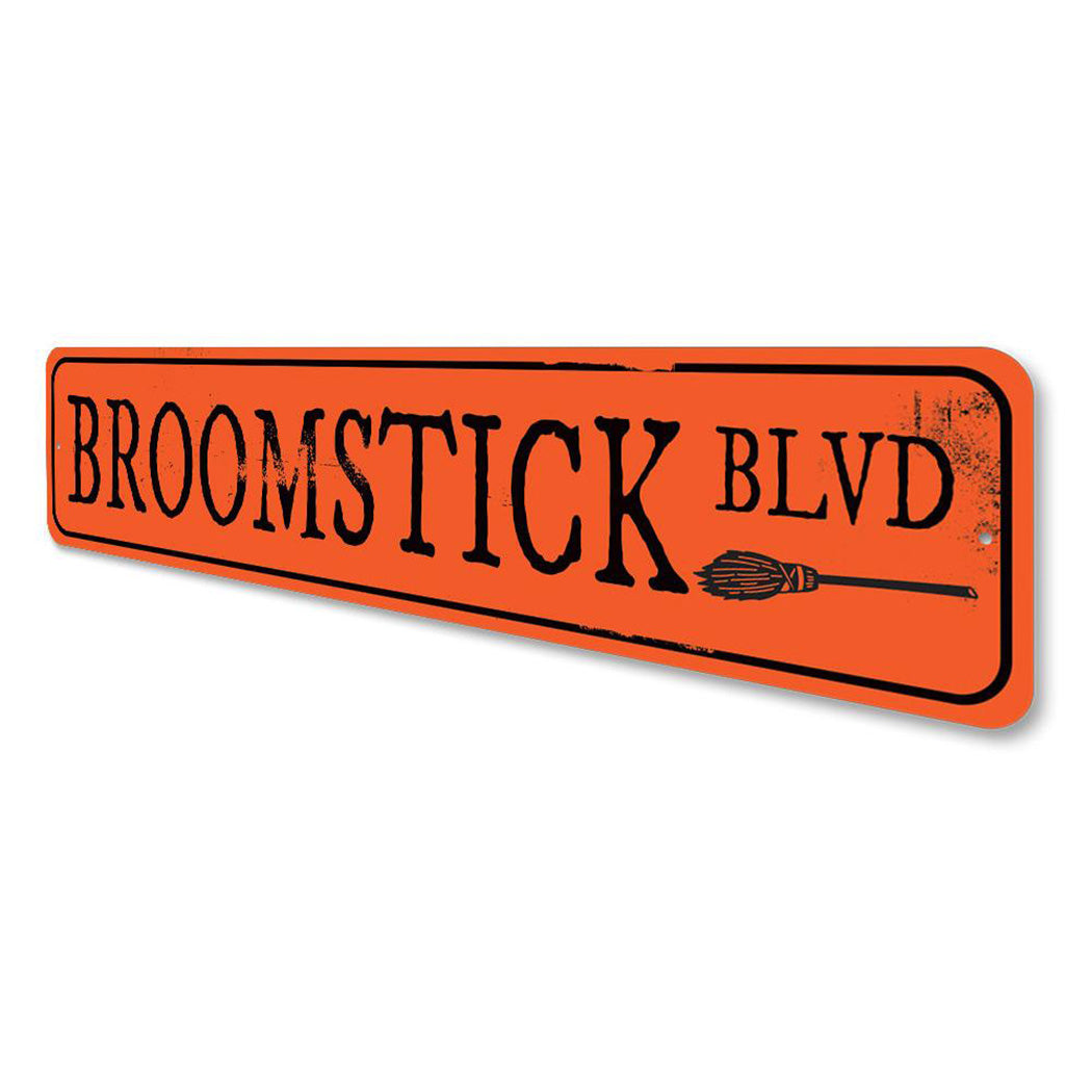 Broomstick Boulevard Sign