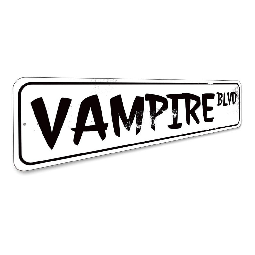 Vampire Boulevard Sign