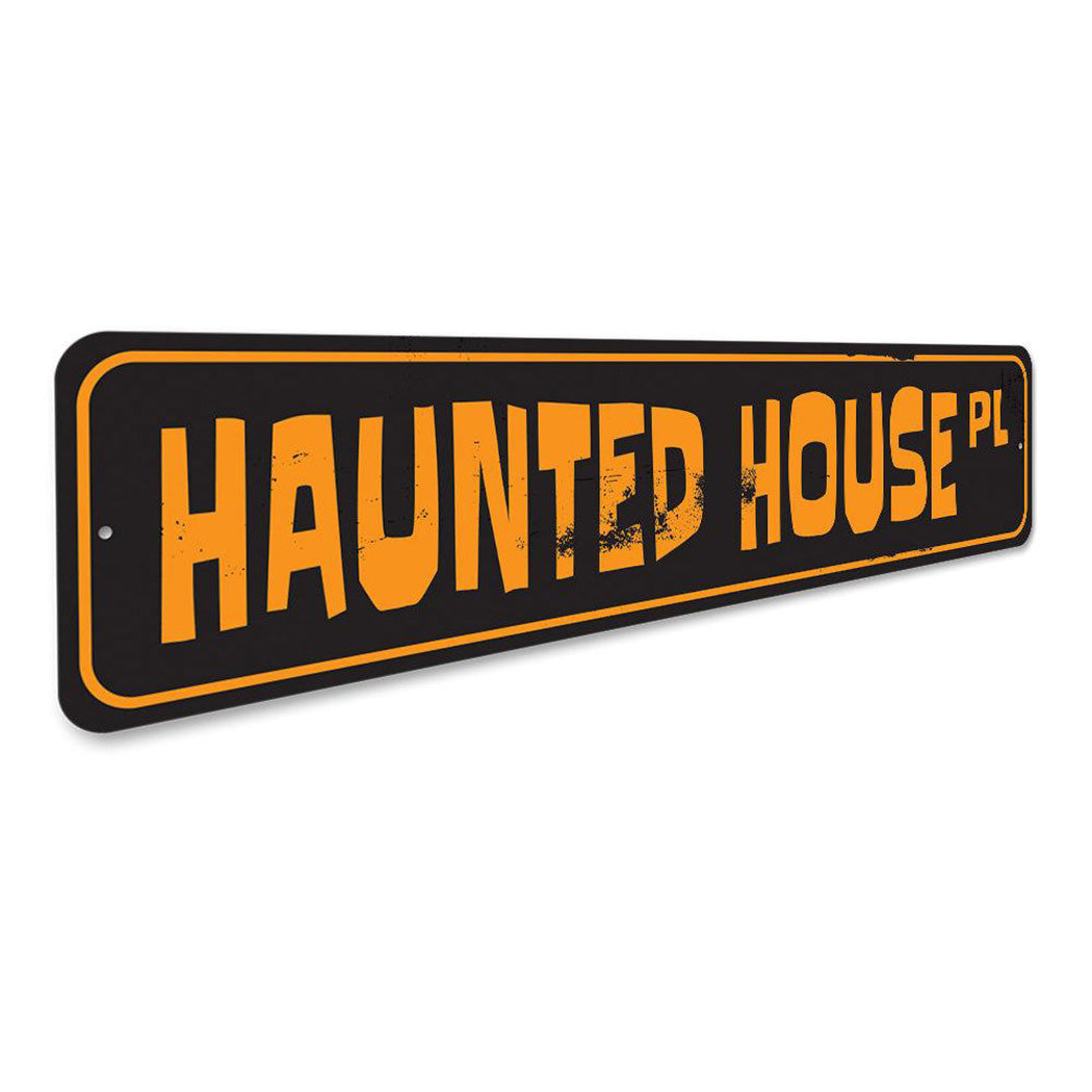 Haunted House Street Sign