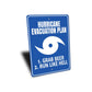 Hurricane Evacuation Sign