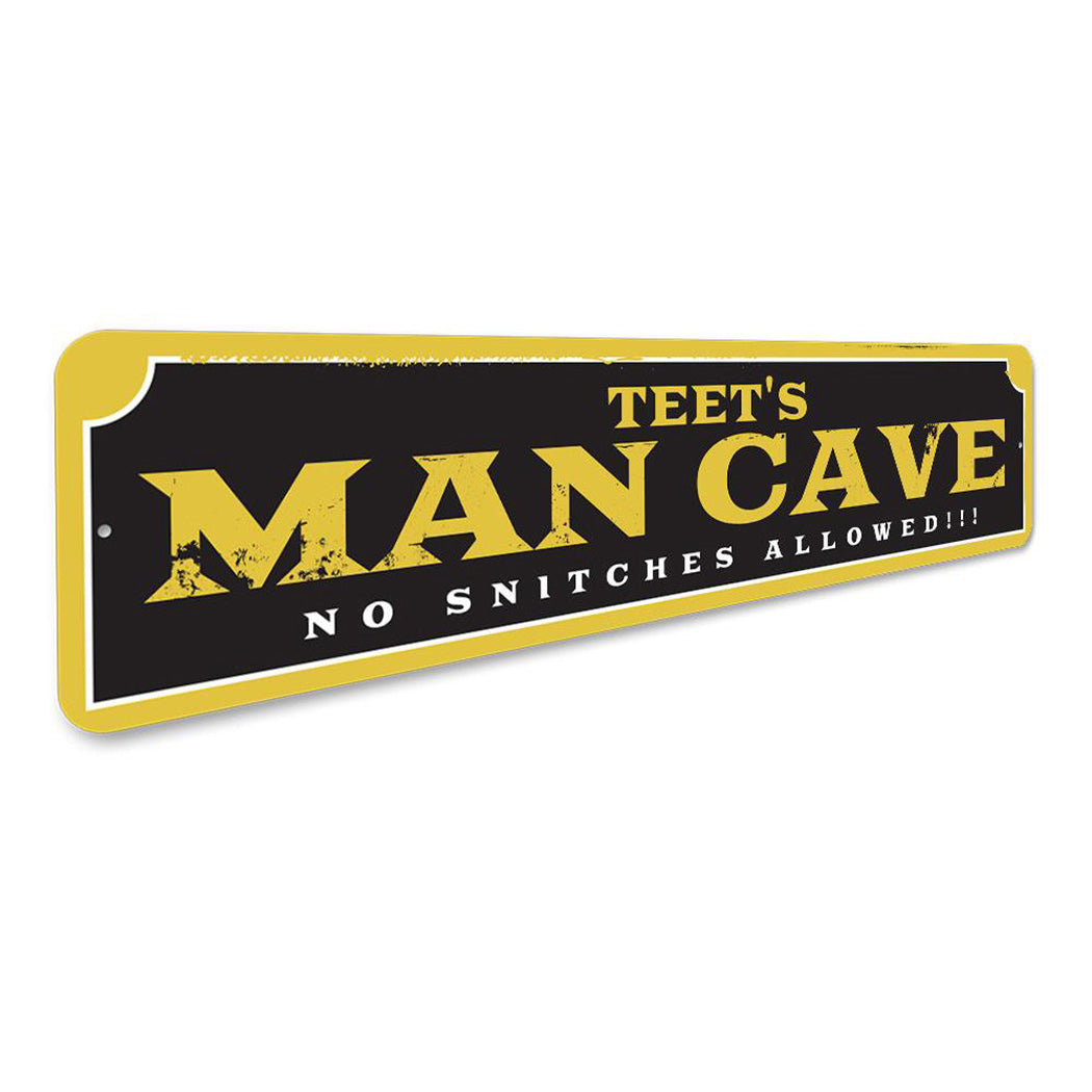 No Snitches Man Cave Sign