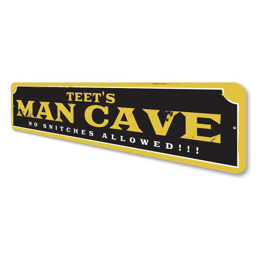 No Snitches Man Cave Sign