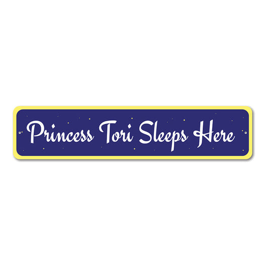 Princess Metal Sign