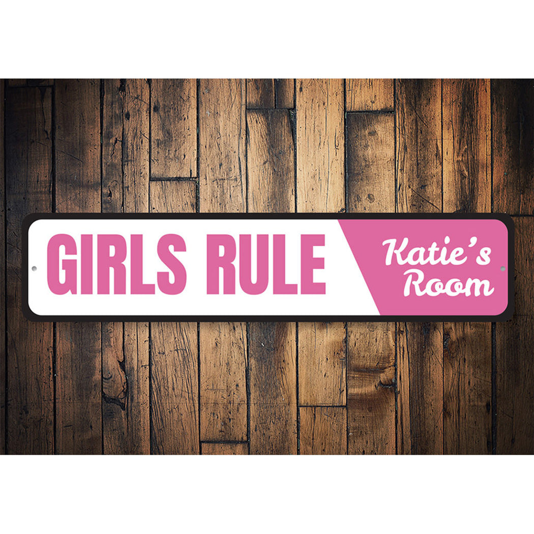 Girls Rule Sign