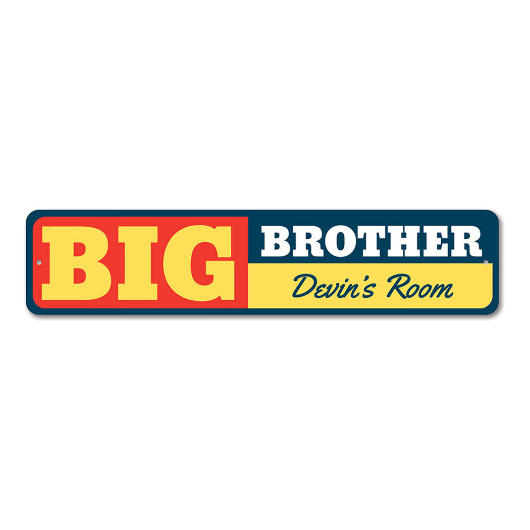 Big Brother Metal Sign