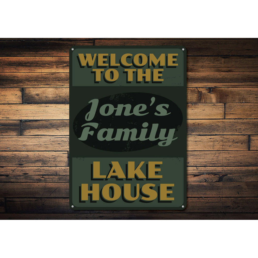 Lake House Welcome Sign