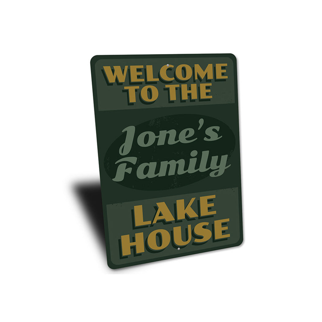 Lake House Welcome Sign