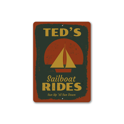 Sailboat Rides Sign