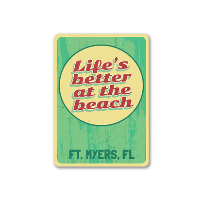 Life is Better at the Beach Sign