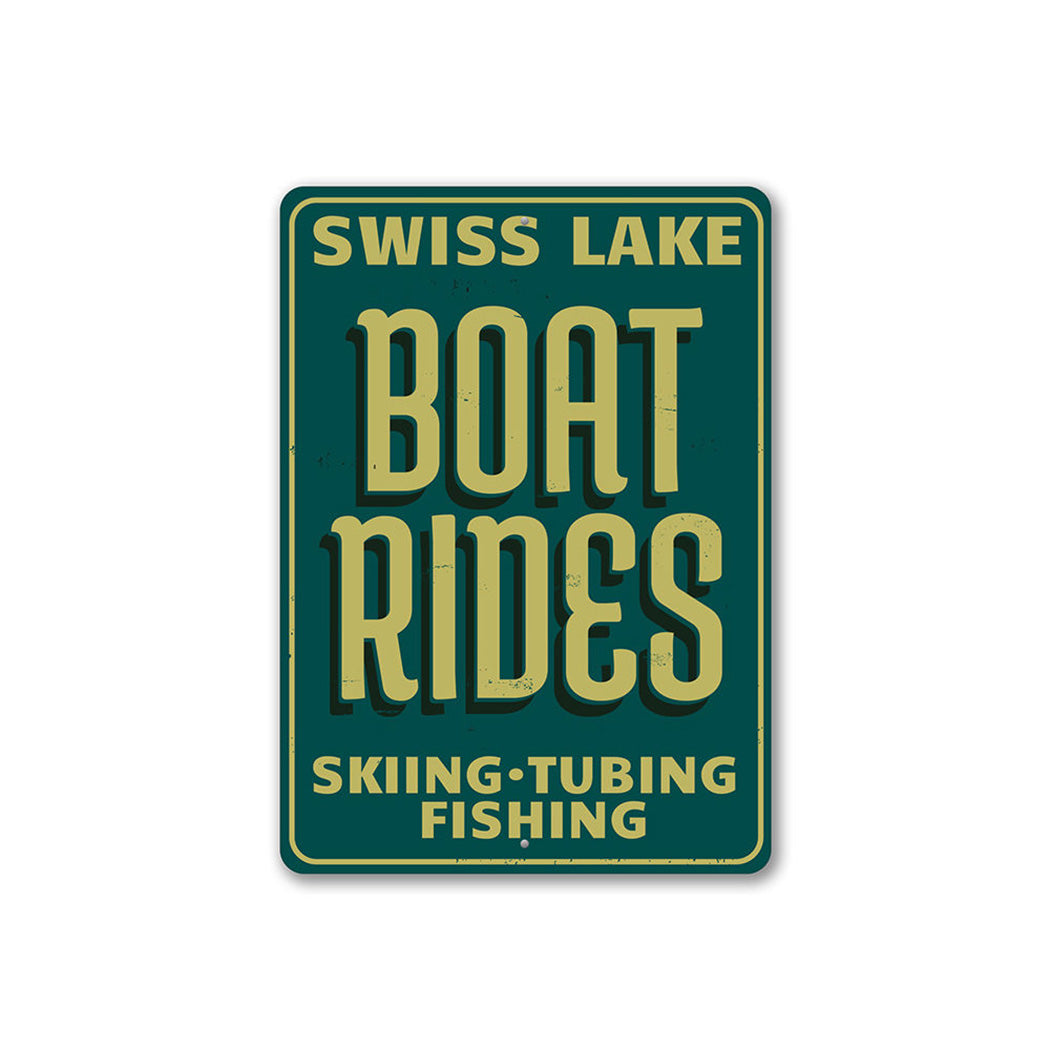 Speed Boat Rides Sign