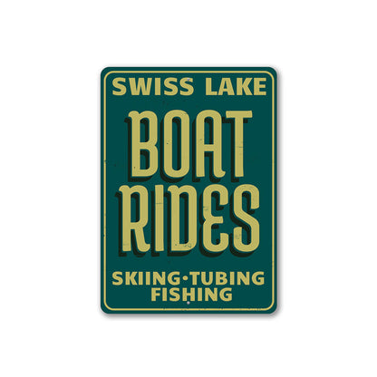 Speed Boat Rides Sign