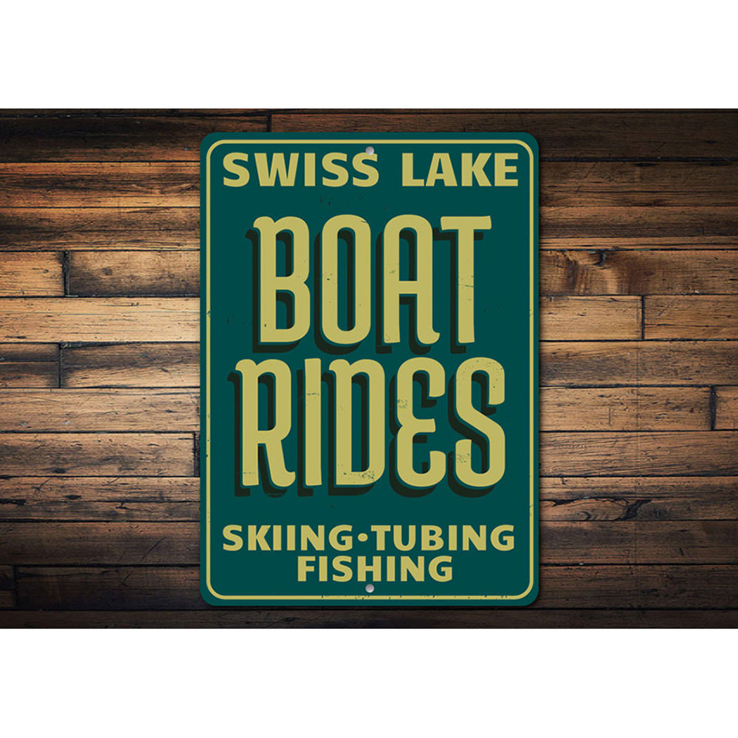 Speed Boat Rides Sign