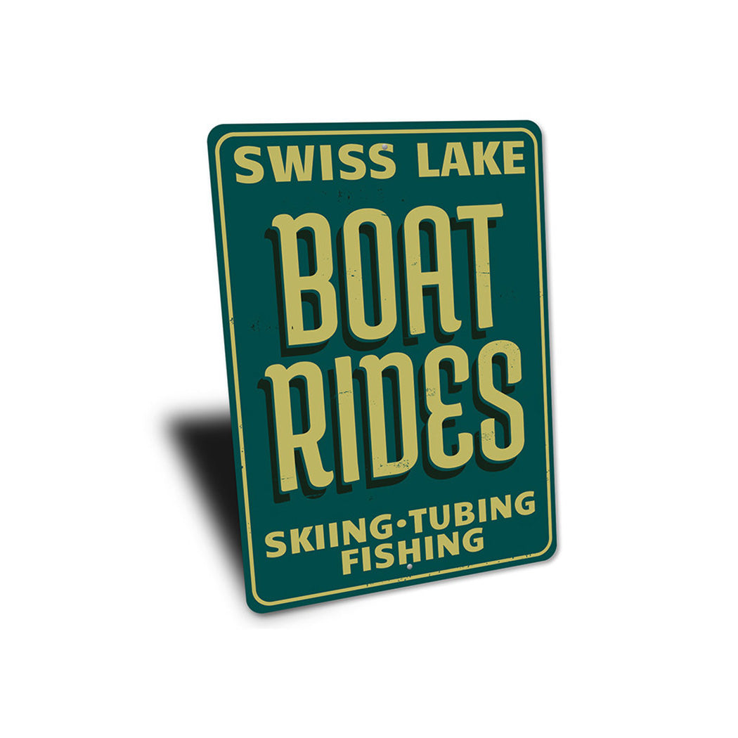 Speed Boat Rides Sign